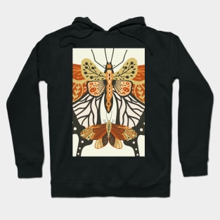 Butterfly collage in boho style Hoodie